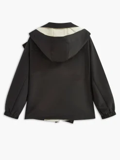 Sale 2 in 1 Color Block Jacket Outerwear|Tops