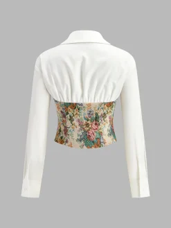 2 in 1 Jacquard Polo Shirt Blouses & Shirts|Tops