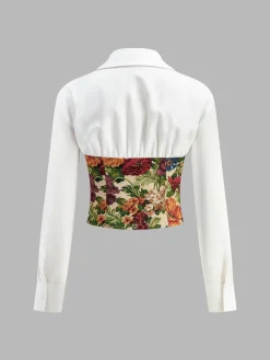 2 in 1 Jacquard Polo Shirt Blouses & Shirts|Tops