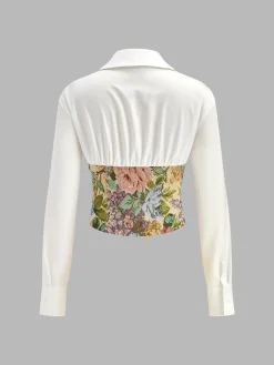 2 in 1 Jacquard Polo Shirt Blouses & Shirts|Tops