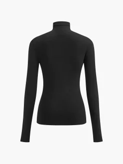 Clearance 2 in 1 Mock Neck Jersey Top T-shirts|Tops
