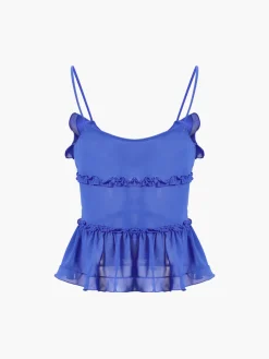 Sale Aegean Sea Tied Fly Away Top Tank Tops & Camis|Tops