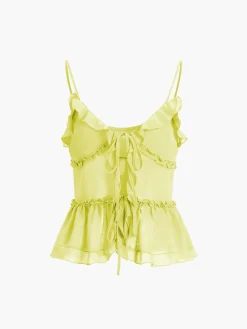 Sale Aegean Sea Tied Fly Away Top Tank Tops & Camis|Tops
