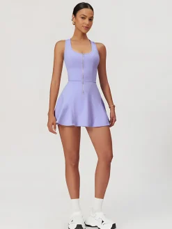Hot Anti-Exposure Active Dress White Dresses|Black Dresses