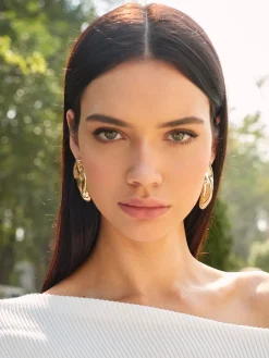 Hot Asymmetric Chunky Stud Earrings Accessories