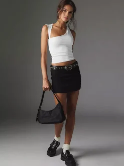 New Asymmetric Neck Cut Out Tank Top Tank Tops & Camis|Tops