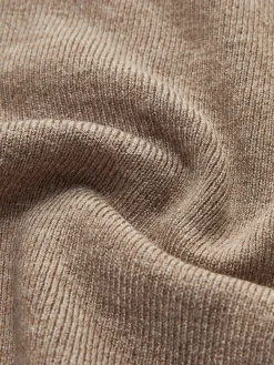 Sale Asymmetric Patchwork Long Sleeve Mock Neck Knit Top Sweater Tops|Sweaters & Cardigans
