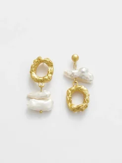 Hot Asymmetric Pearl Earrings Earrings|Accessories