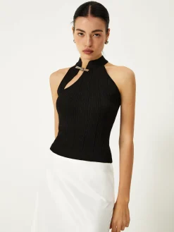 Sale Asymmetrical Button Sweater Vest Sweater Vests|Sweaters & Cardigans