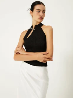Sale Asymmetrical Button Sweater Vest Sweater Vests|Sweaters & Cardigans