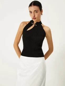 Sale Asymmetrical Button Sweater Vest Sweater Vests|Sweaters & Cardigans