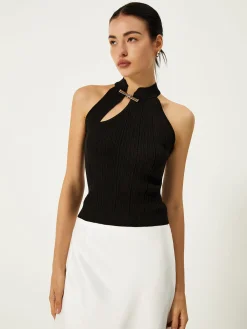 Sale Asymmetrical Button Sweater Vest Sweater Vests|Sweaters & Cardigans