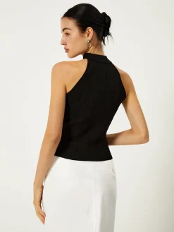 Sale Asymmetrical Button Sweater Vest Sweater Vests|Sweaters & Cardigans