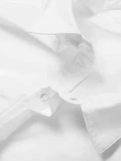 Asymmetrical Cotton Crop Shirt Crop Tops|Blouses & Shirts