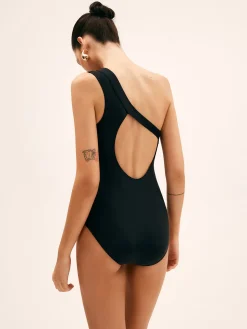 Sale Asymmetrical Cutout One Piece Swimsuit Swimwear|Tops