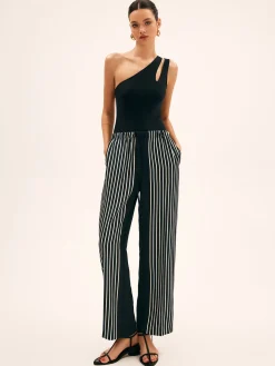 Sale Asymmetrical Cutout One Piece Swimsuit Swimwear|Tops