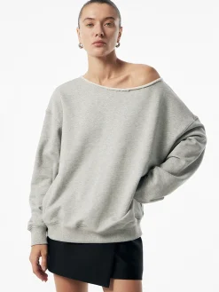 Outlet Asymmetrical Drawstring Pockets Skirt Set Skirt Sets|Long Sleeve Sets