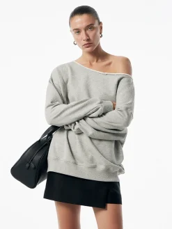 Outlet Asymmetrical Drawstring Pockets Skirt Set Skirt Sets|Long Sleeve Sets