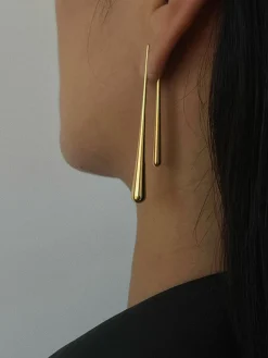 Asymmetrical Water Drop Earrings Earrings|Accessories