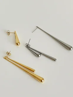 Asymmetrical Water Drop Earrings Earrings|Accessories