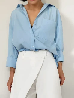 Outlet Asymmetrical High Waist Wide-Leg Pants Pants|Bottoms