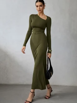Online Asymmetrical Long Sleeve Skirt Set Skirt Sets|Long Sleeve Sets
