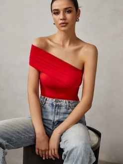 Outlet Asymmetrical One Shoulder T-Shirt T-shirts|Tops