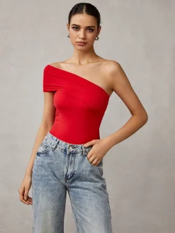 Outlet Asymmetrical One Shoulder T-Shirt T-shirts|Tops
