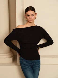Best Asymmetrical Pleated Stretch Blouse Blouses & Shirts|Tops