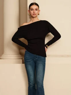 Best Asymmetrical Pleated Stretch Blouse Blouses & Shirts|Tops