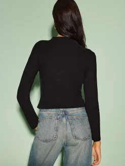 Outlet Asymmetrical Split Skinny Sweater Knitwear|Tops