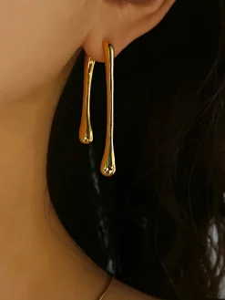Outlet Asymmetrical Tear Drop Earrings Earrings|Accessories