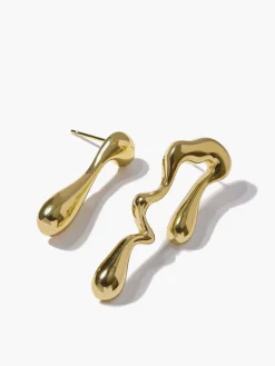 Outlet Asymmetrical Water Drop Earrings Earrings|Accessories