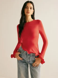Asymmetrical Wave Trim Blouse Blouses & Shirts|Tops