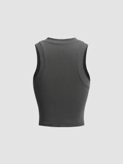Athleisure Tank Top Sweater Tops|Tank Tops & Camis