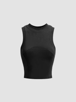 Athleisure Tank Top Sweater Tops|Tank Tops & Camis