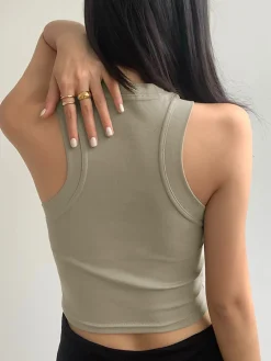 Athleisure Tank Top Sweater Tops|Tank Tops & Camis