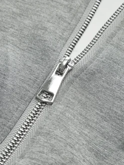 Outlet Athleisure Zipper Slim Hoodie Sweatshirts & Hoodies|Tops