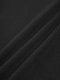 Online Back Cutout Knit Midi Dress Black Dresses|Sweater Dresses