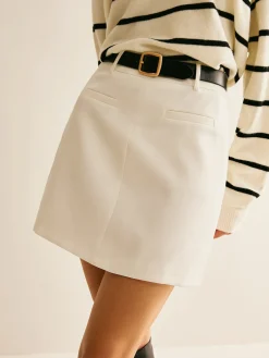 Hot Back Zipper A Line Skirt Without Belt Skirts|Bottoms