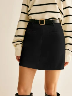 Hot Back Zipper A Line Skirt Without Belt Skirts|Bottoms