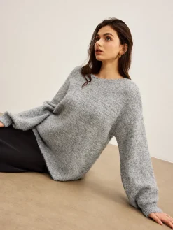 Sale Backless Bow Shift Sweater Sweater Tops|Sweaters & Cardigans
