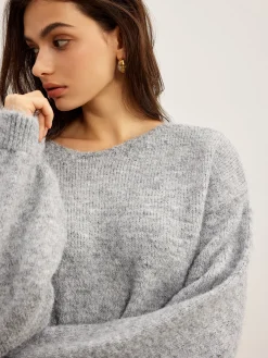Outlet Backless Bow Shift Sweater Sweater Tops|Sweaters & Cardigans