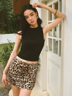 Online Backless Golden Button Tank Top Tank Tops & Camis|Tops