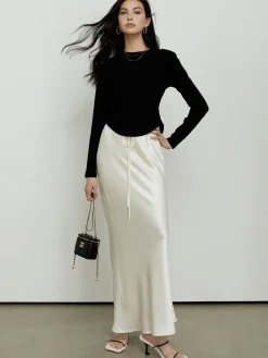 Outlet Backless Lace Up Long Sleeve Blouse Blouses & Shirts