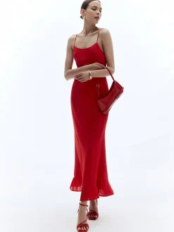 Discount Backless Sleeveless Solid Long Dress Cocktail & Party Dresses|Summer Dresses