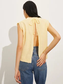 Best Backless Tie-Up Sweater Vest Sweater Vests|Sweaters & Cardigans