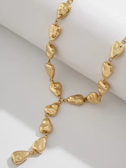 Discount Baroque Beaded Y-Shape Pendant Necklace Necklaces|Accessories