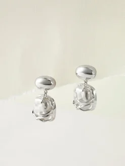 Baroque Pearl Pendant Earrings Earrings|Accessories