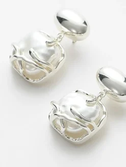 Baroque Pearl Pendant Earrings Earrings|Accessories